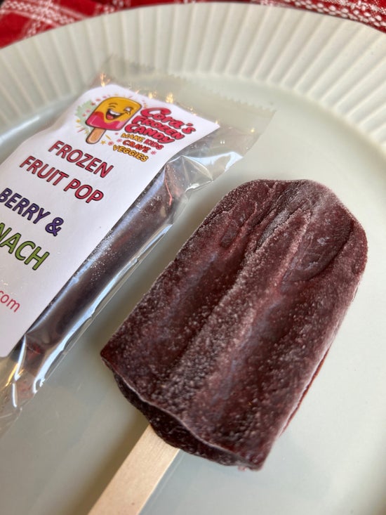 Mixed Berry And Spinach Popsicles - 2.7oz each, 4-Pack