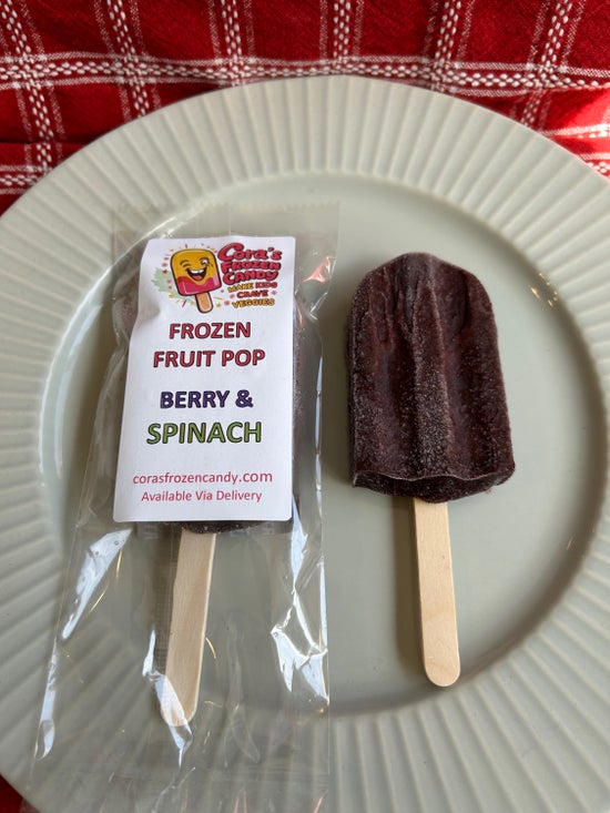 Mixed Berry And Spinach Popsicles - 2.7oz each, 4-Pack