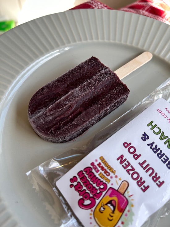 Mixed Berry And Spinach Popsicles - 2.7oz each, 4-Pack